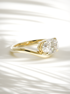 The Arco | East West Oval Solitaire (Copy) (Copy)