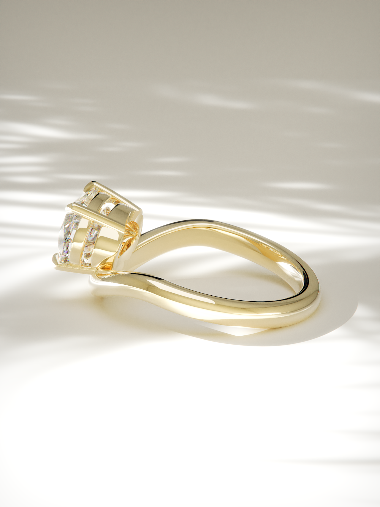 The Arco | East West Oval Solitaire (Copy) (Copy)