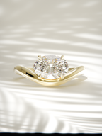 The Arco | East West Oval Solitaire (Copy) (Copy)