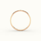 Anillo de sello con inicial moderna