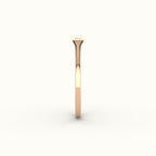 Anillo de sello con inicial moderna