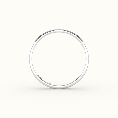 Anillo de sello con inicial moderna
