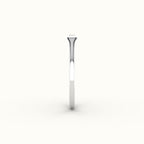 Anillo de sello con inicial moderna