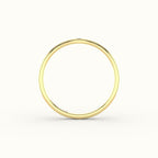 Anillo de sello con inicial moderna