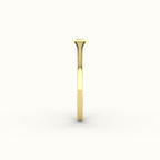 Anillo de sello con inicial moderna