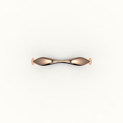 Anillo orgánico ondulado irregular