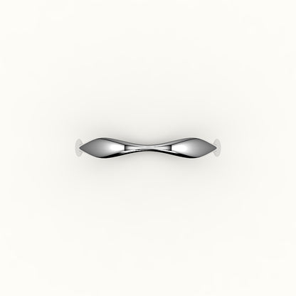 Anillo orgánico ondulado irregular