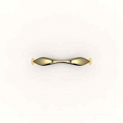 Anillo orgánico ondulado irregular
