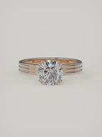 The Lira | Round Solitaire — 14K Rose Gold — Video
