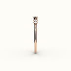 Banda de diamantes redondos salteados