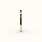 Banda de diamantes redondos salteados